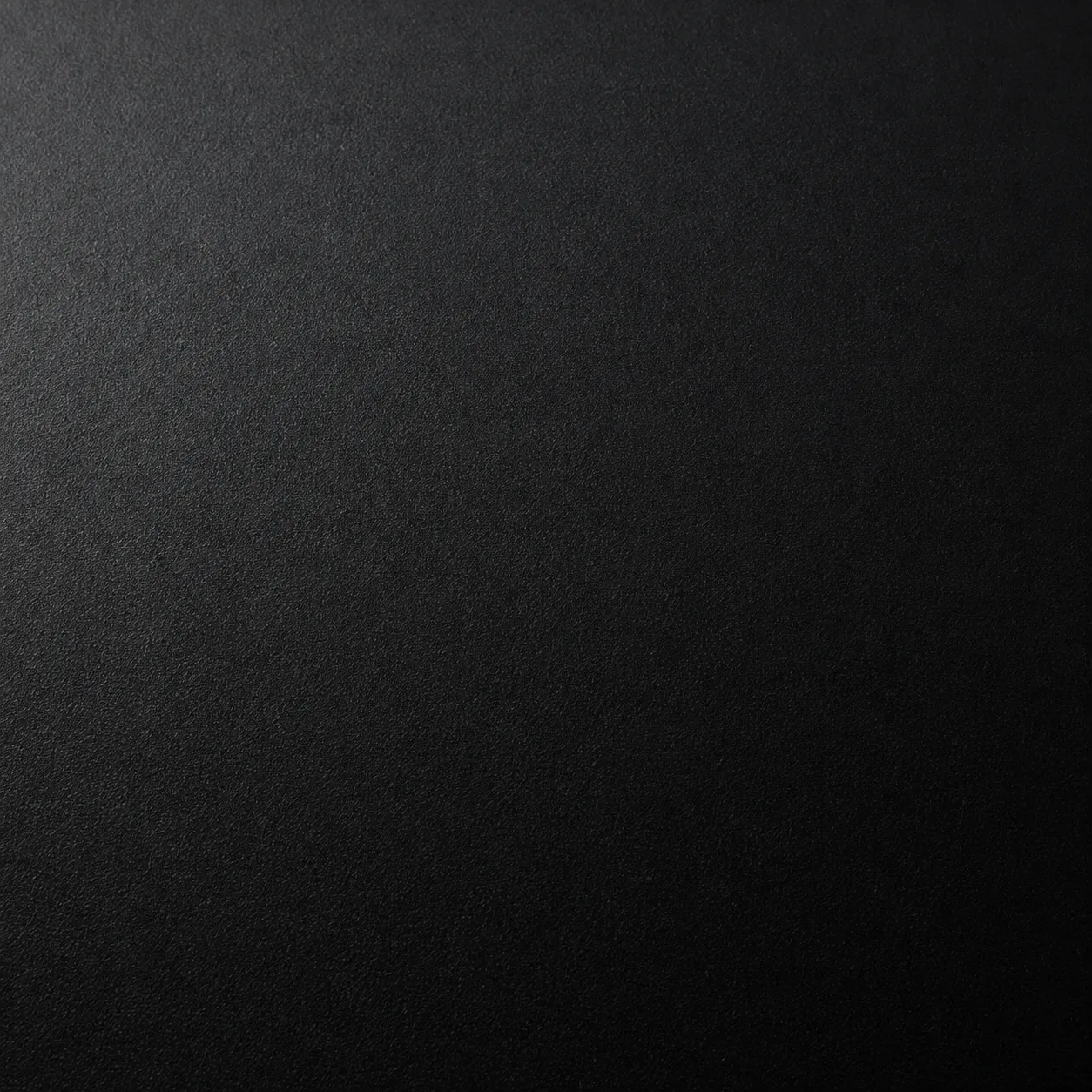 matte black finish sample