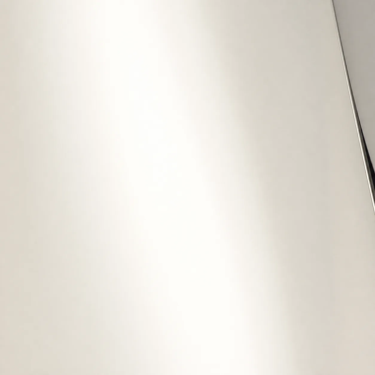 polished nickel finish sample