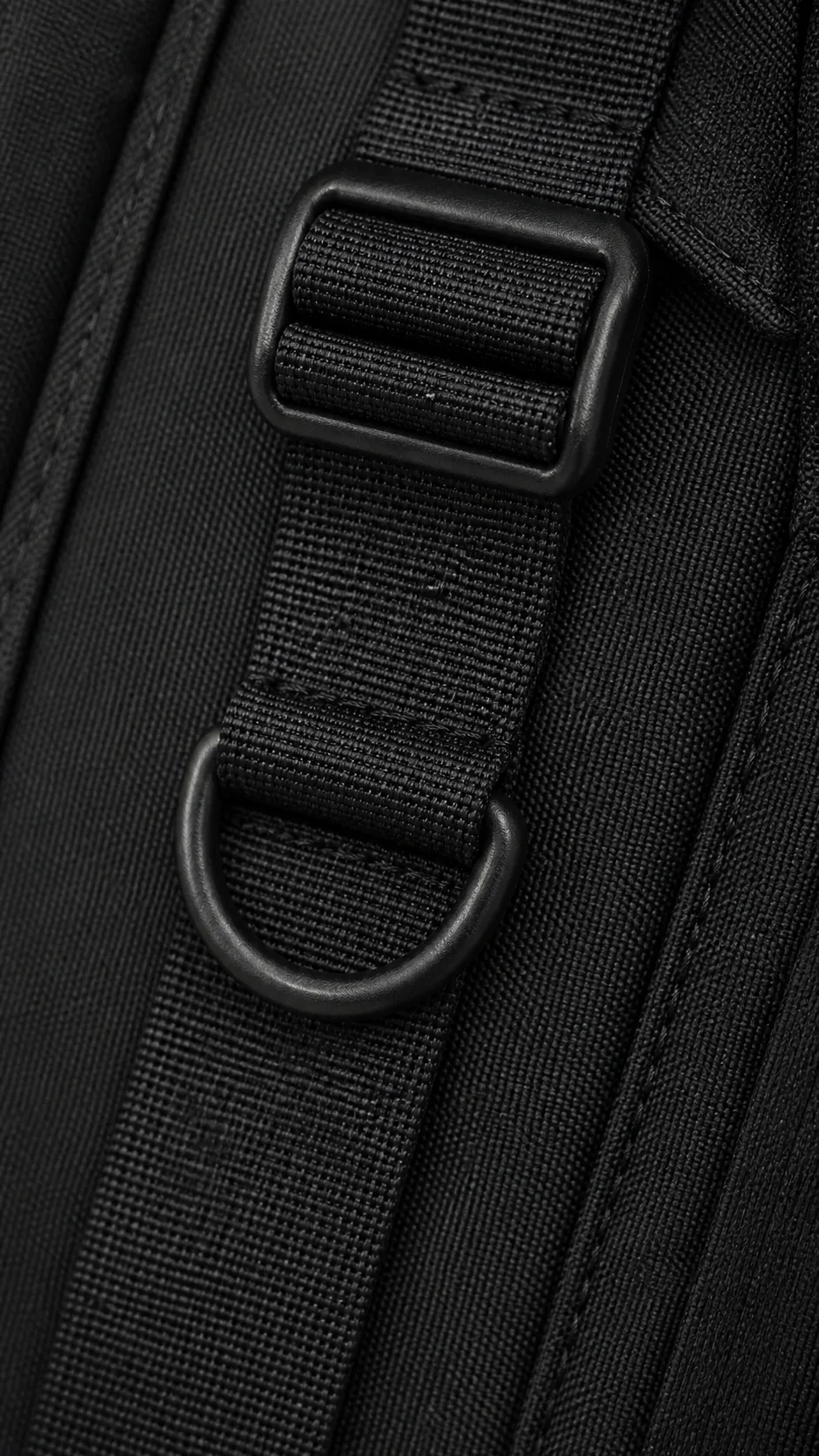 Backpack webbing adjuster detail
