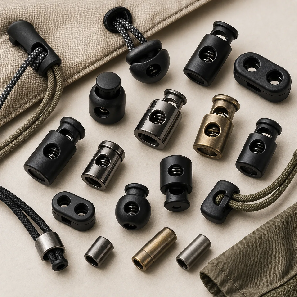 Cord Locks & Cord Ends hardware category reference image