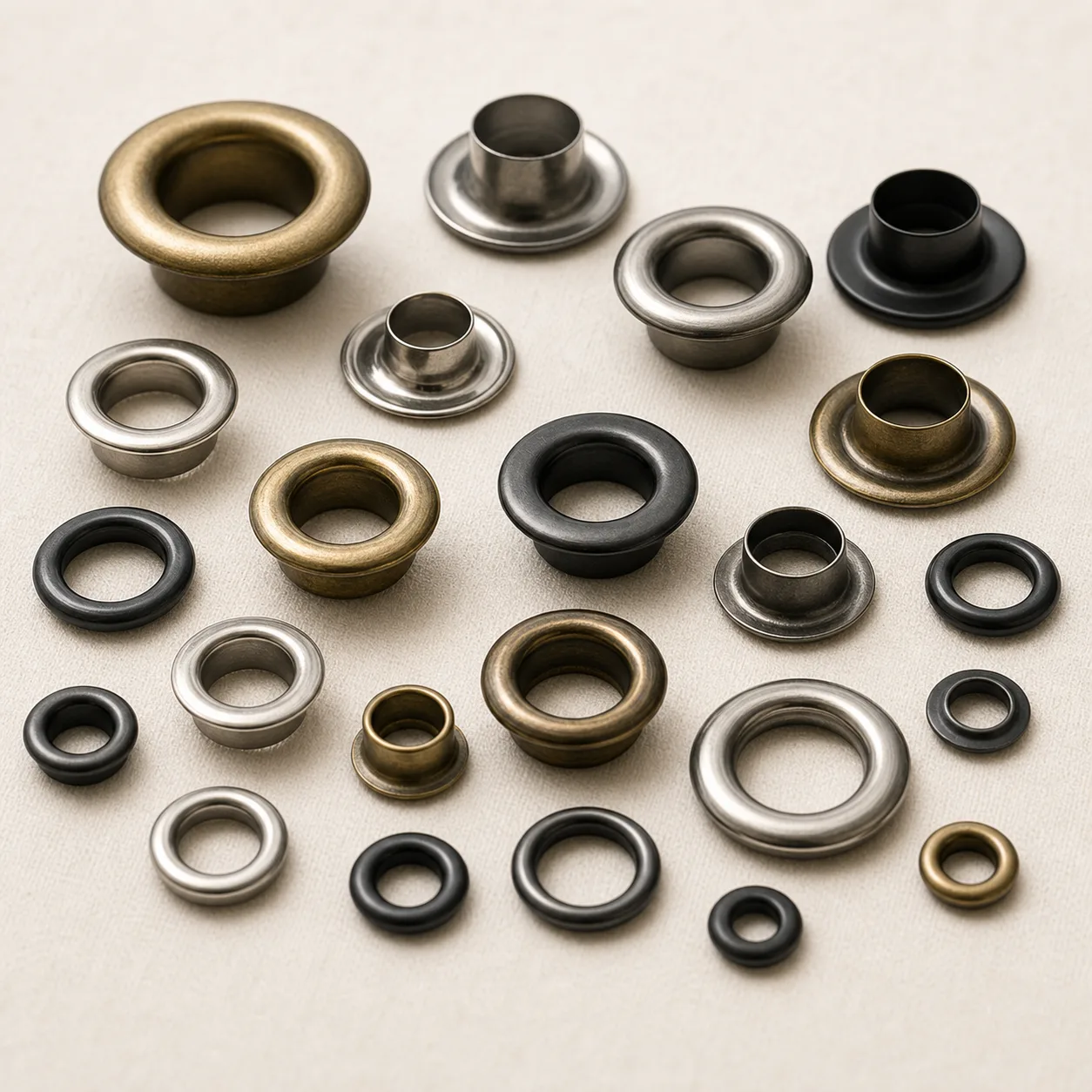 Eyelets and Grommets for Footwear or Curtain Project anonymous hardware case reference
