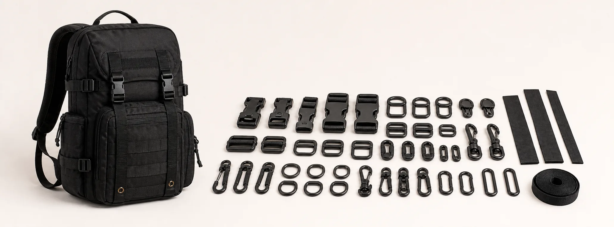 Backpacks hardware accessories for custom sourcing