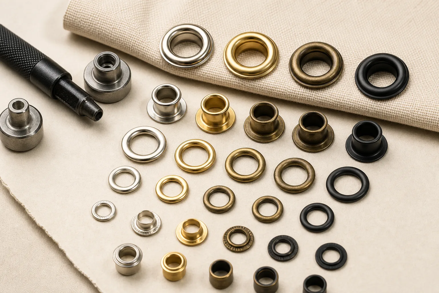 What are eyelets and grommets used for? guide image