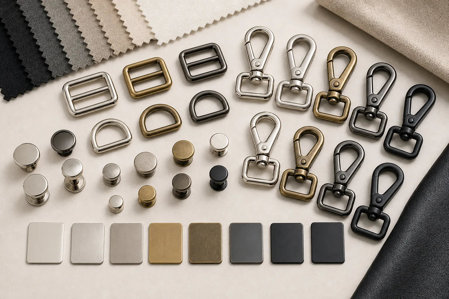 How to choose surface finishes for bag hardware guide image