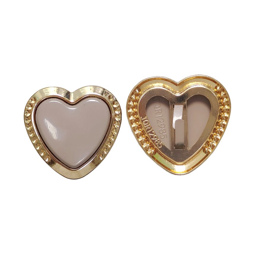 Heart Adjustable Zinc Alloy Shoe Pin Buckle main product gallery image