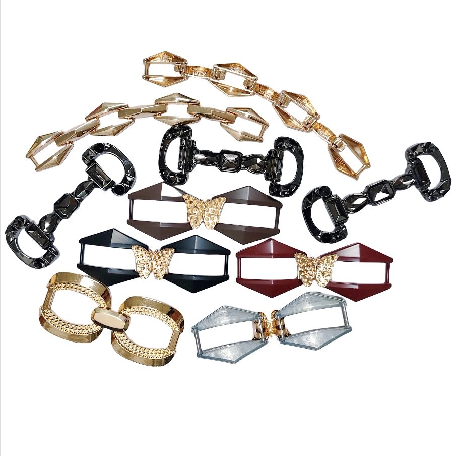 Chain Clip Zinc Alloy Shoe Buckle 43103 hardware product image