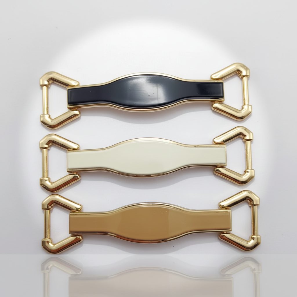 Chain Zinc Alloy Shoe Buckle 02072 hardware product image