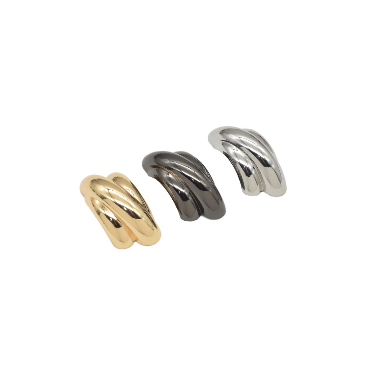 Clip Gold Zinc Alloy Buckle hardware product image