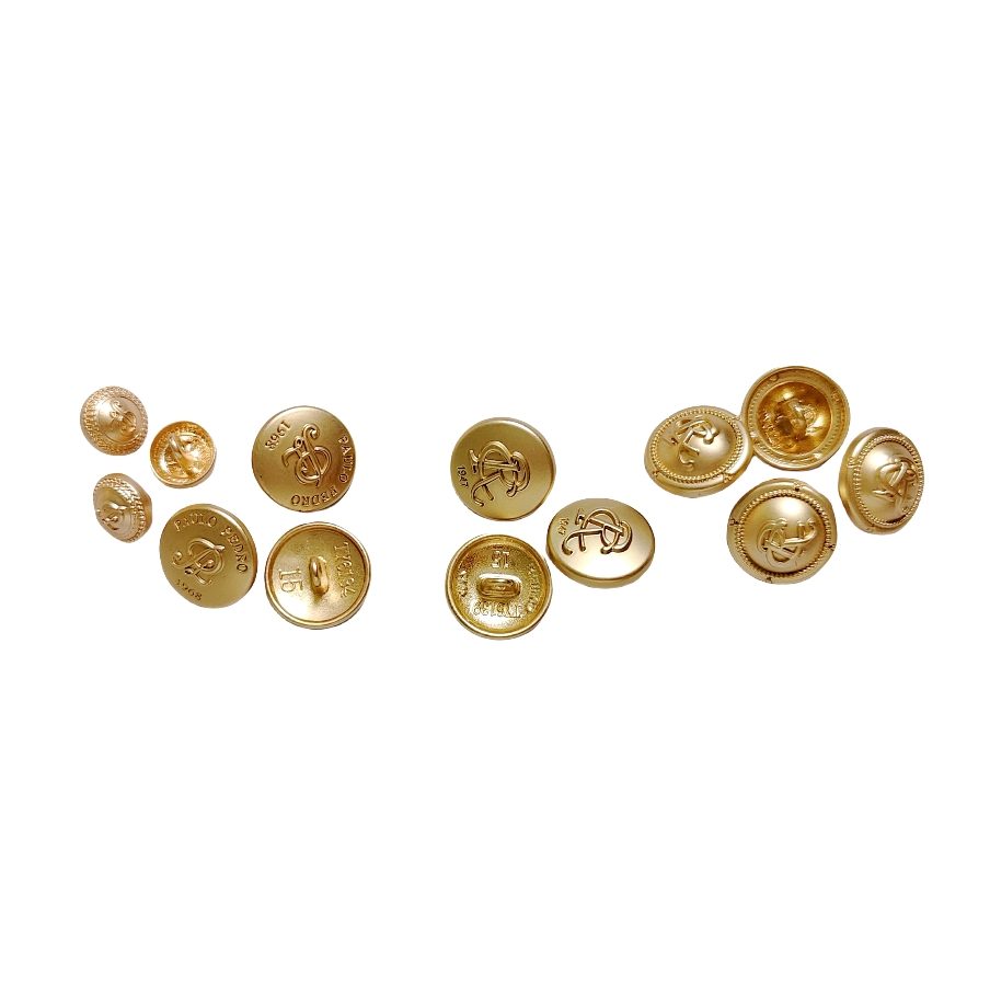 Gold Zinc Alloy Coat Button main product gallery image