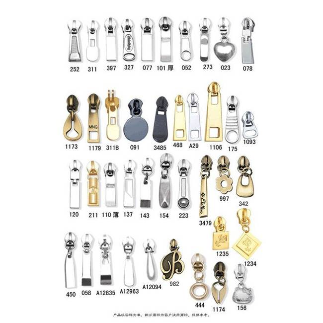 Custom Logo Metal Zipper Puller hardware product image