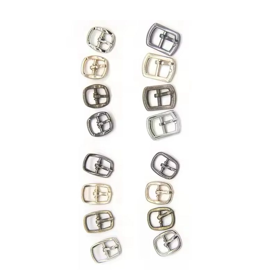 Engraved Zinc Alloy Shoe Buckle hardware product image