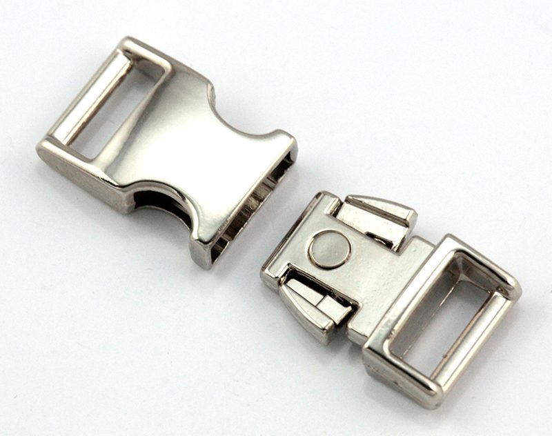 Fabric Covered Zinc Alloy Quick Release Buckle hardware product image