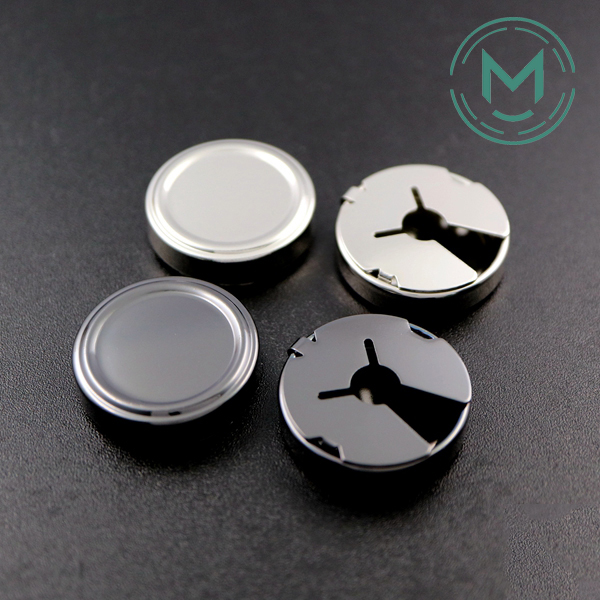Gunmetal Shirt Button Cover hardware product image