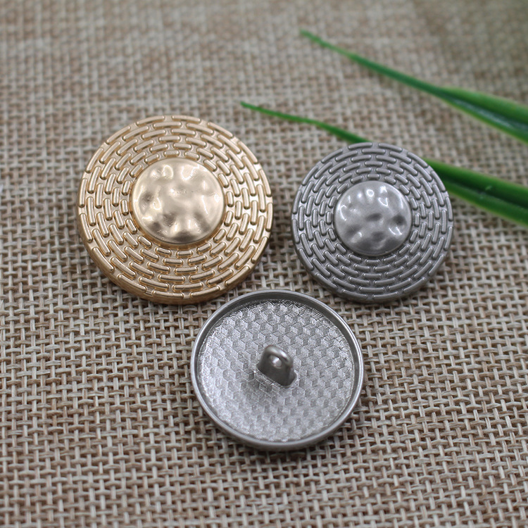 High-Shank Pearl-Tone Coat Button hardware product image