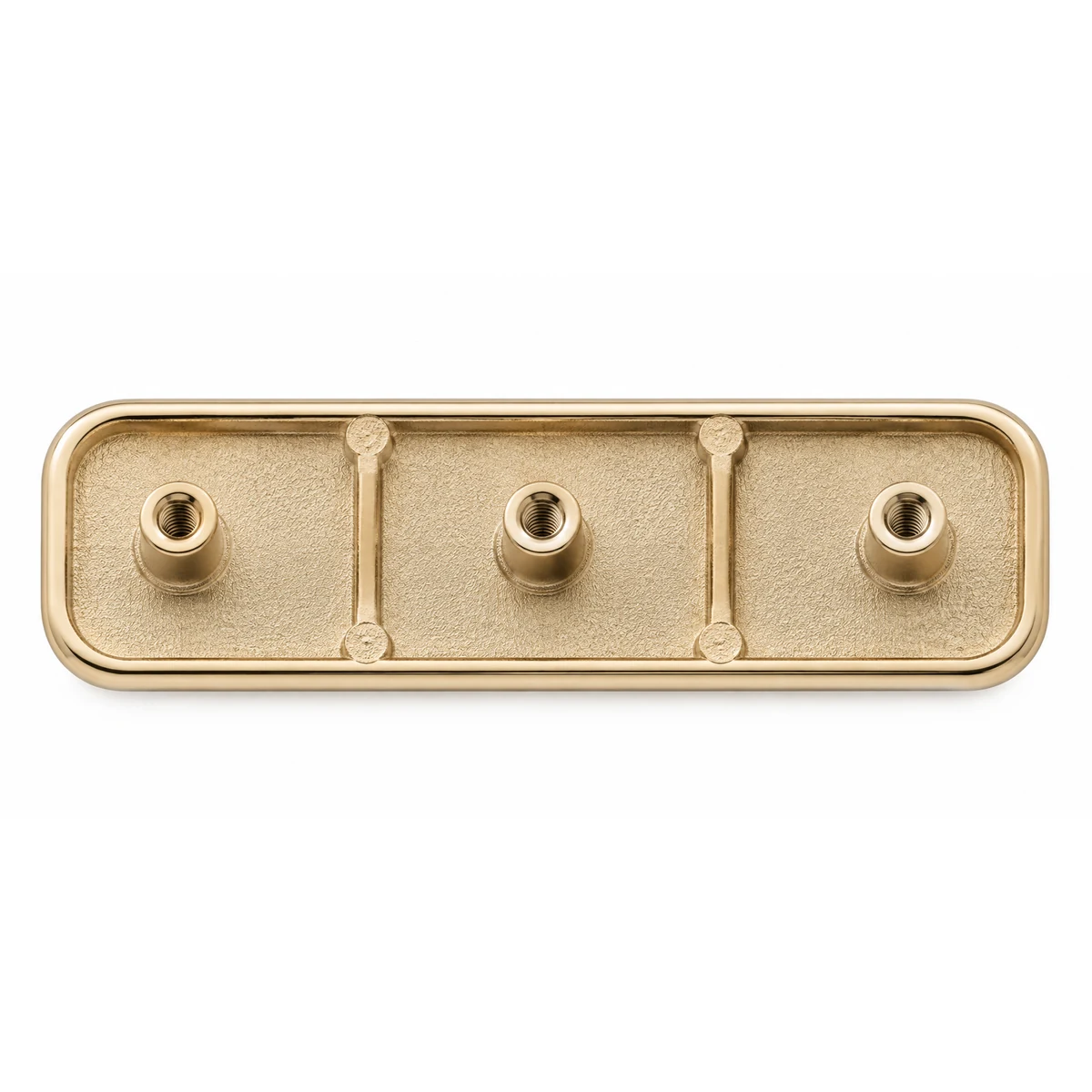 Raised-logo Die-cast Plate (Polished/Blasted) thumbnail 3