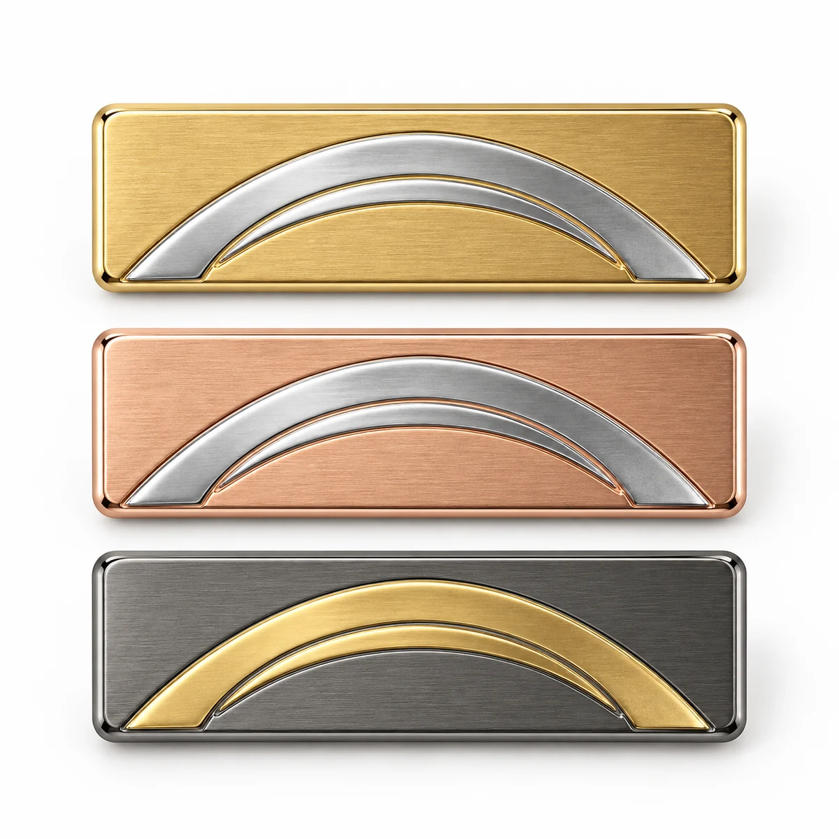Two-tone Logo Plate (Gold + Silver) thumbnail 5