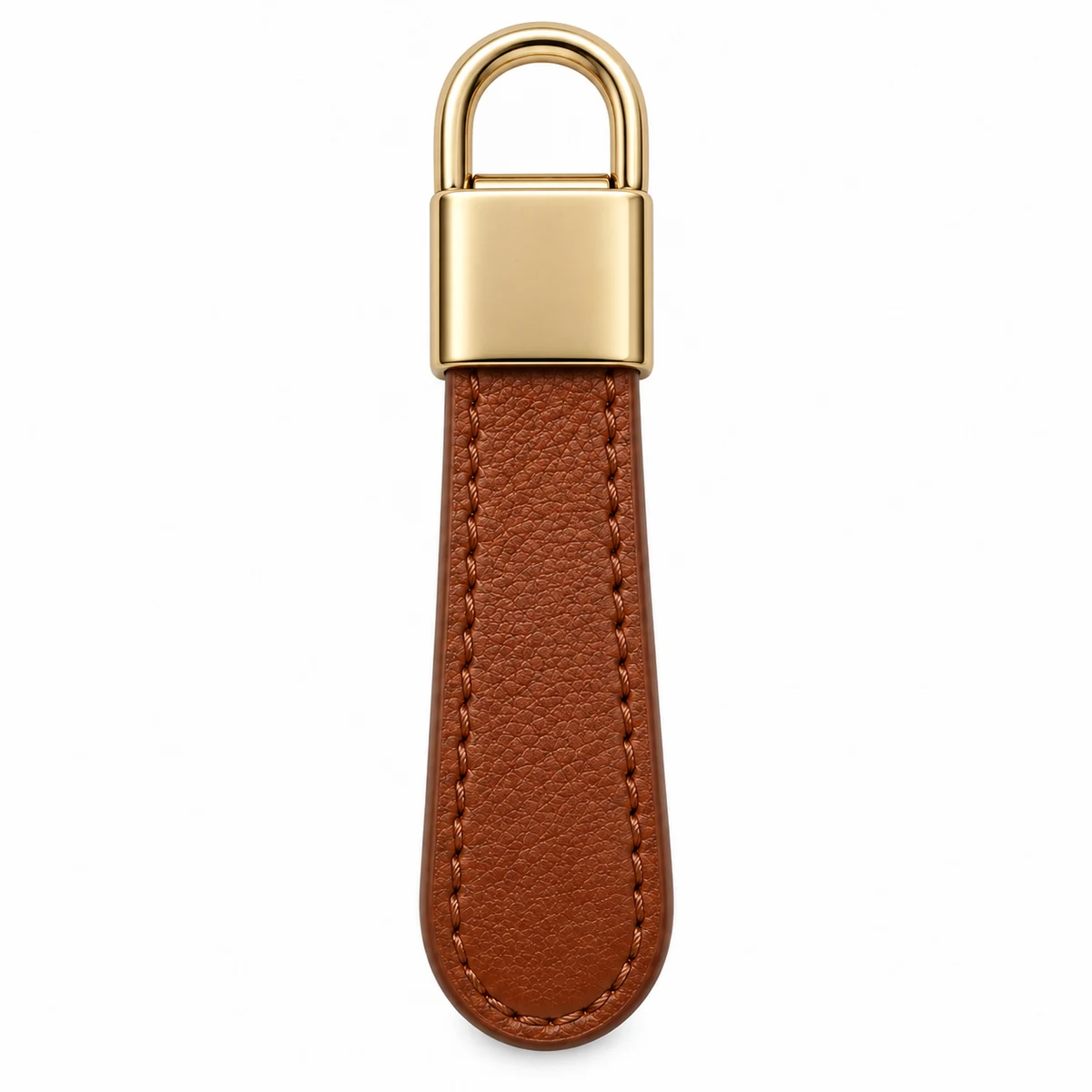 Leather-tab Puller with Metal Logo Cap thumbnail 3