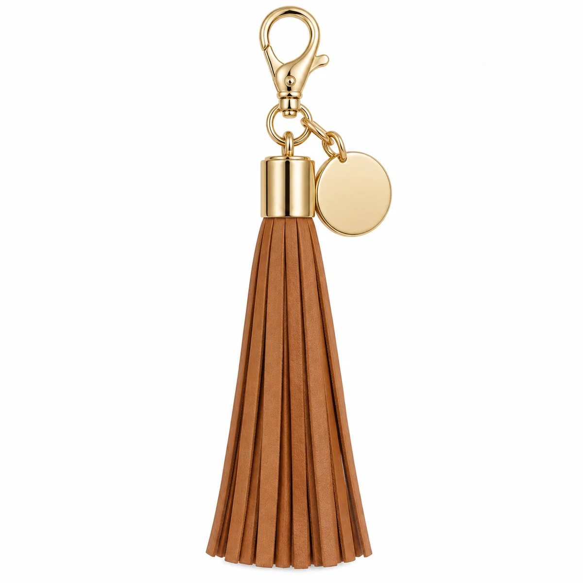 Logo Charm with Leather Tassel thumbnail 3