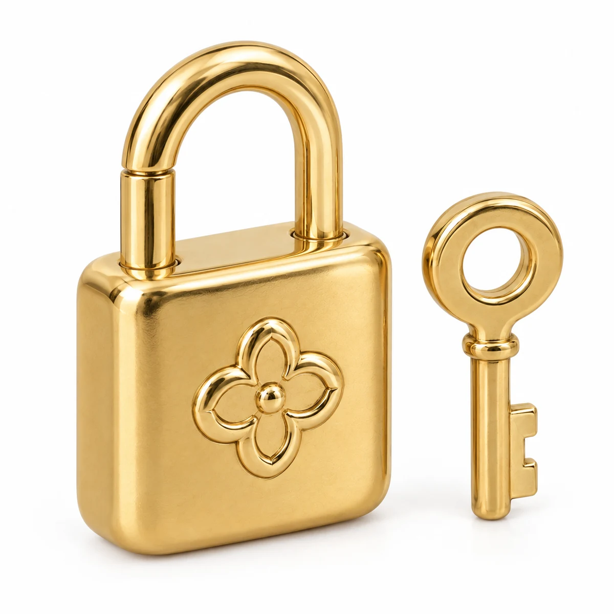 Working Padlock Logo Charm thumbnail 2