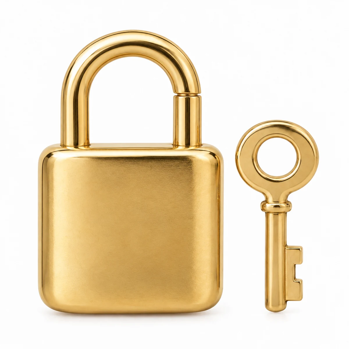 Working Padlock Logo Charm thumbnail 3