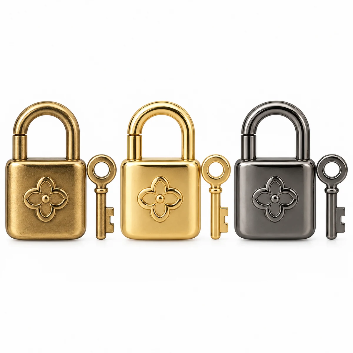 Working Padlock Logo Charm thumbnail 5