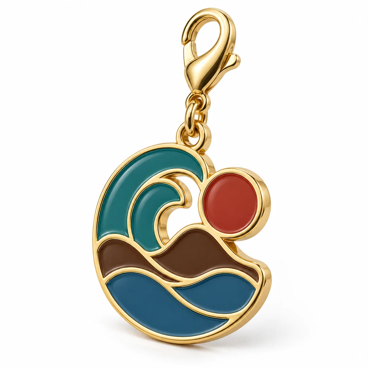 Multi-colour Enamel Logo Charm thumbnail 2