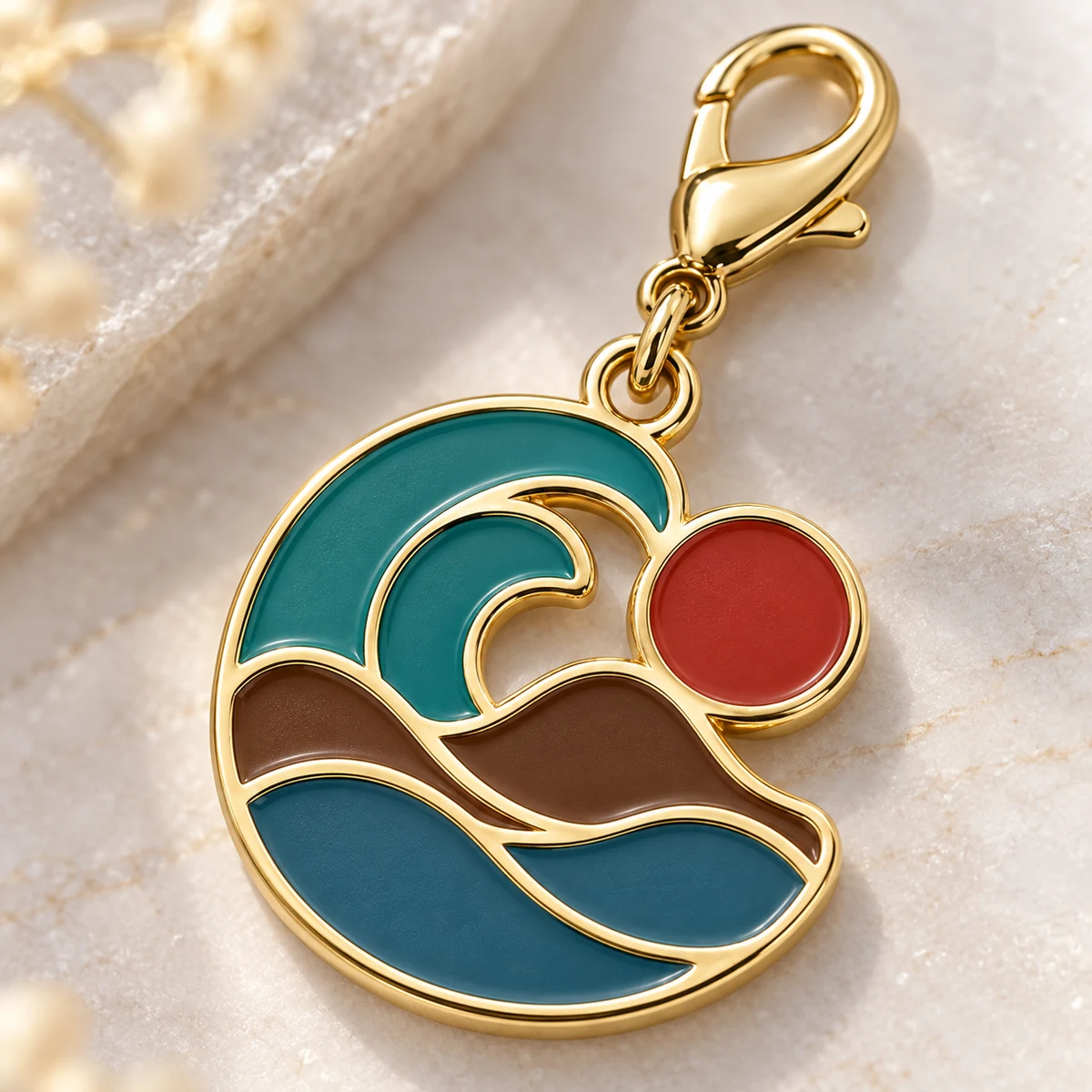 Multi-colour Enamel Logo Charm thumbnail 4
