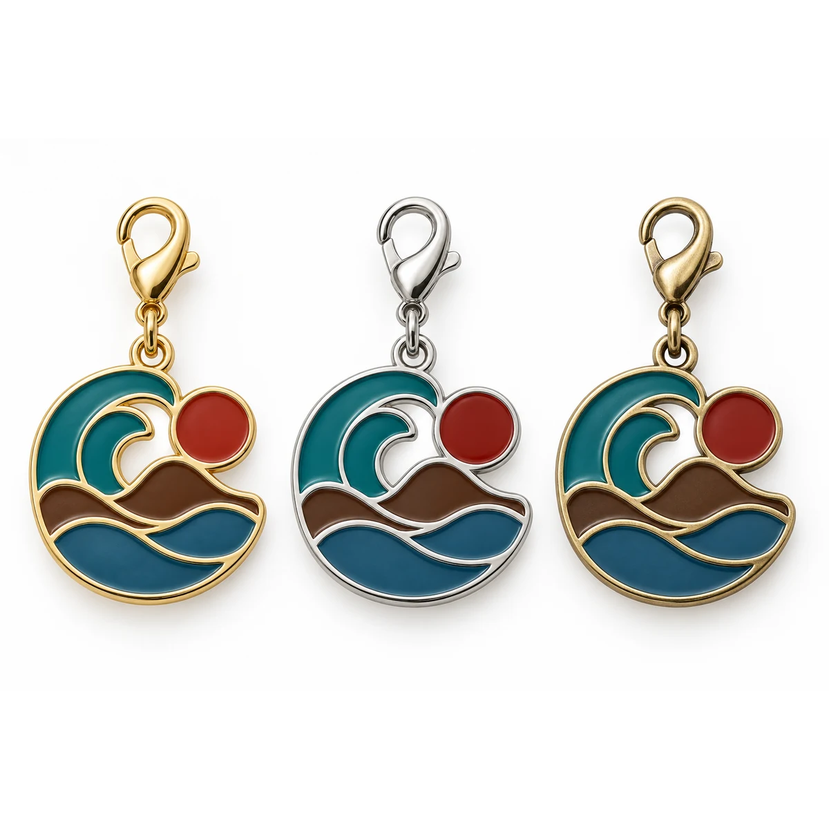 Multi-colour Enamel Logo Charm thumbnail 5