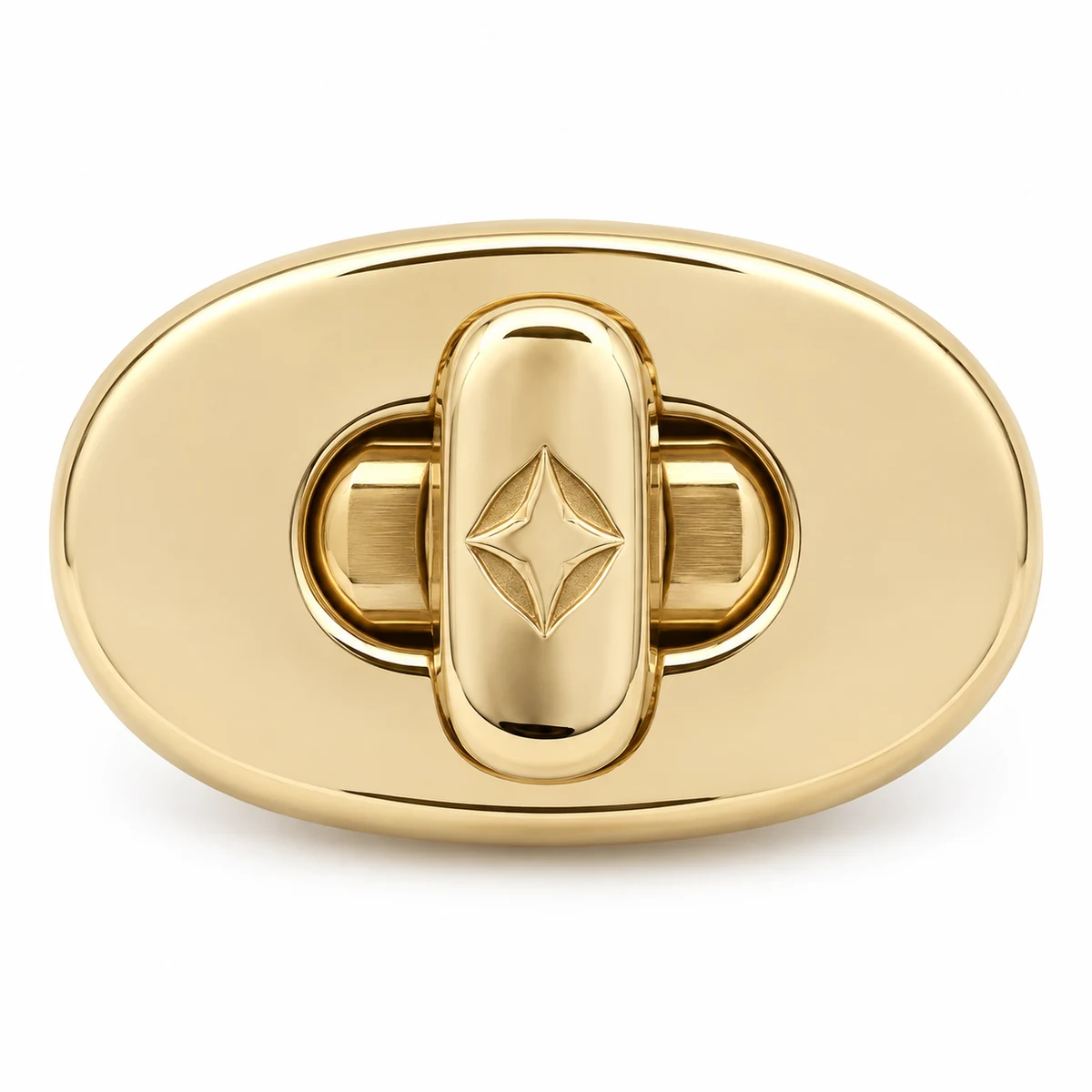Logo Turn-lock Clasp - front view