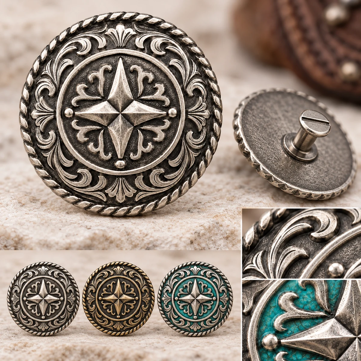 Western Concho Logo Plate thumbnail 4