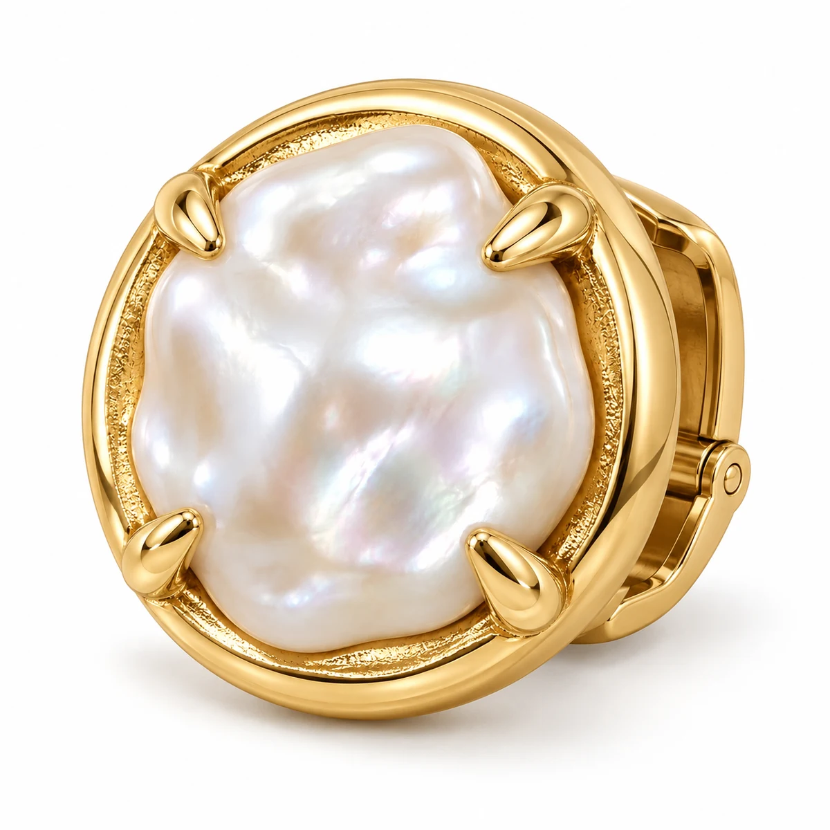 Baroque Pearl Button Cover thumbnail 2