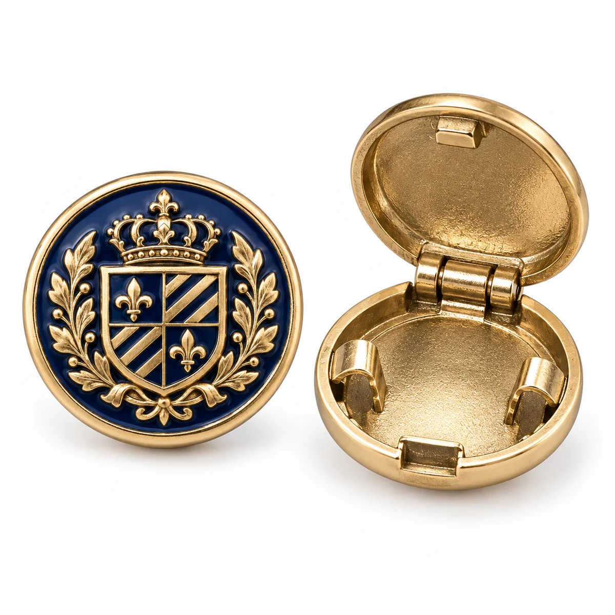 Enamel Crest Button Cover Set (6 pcs, Gift Box) thumbnail 3