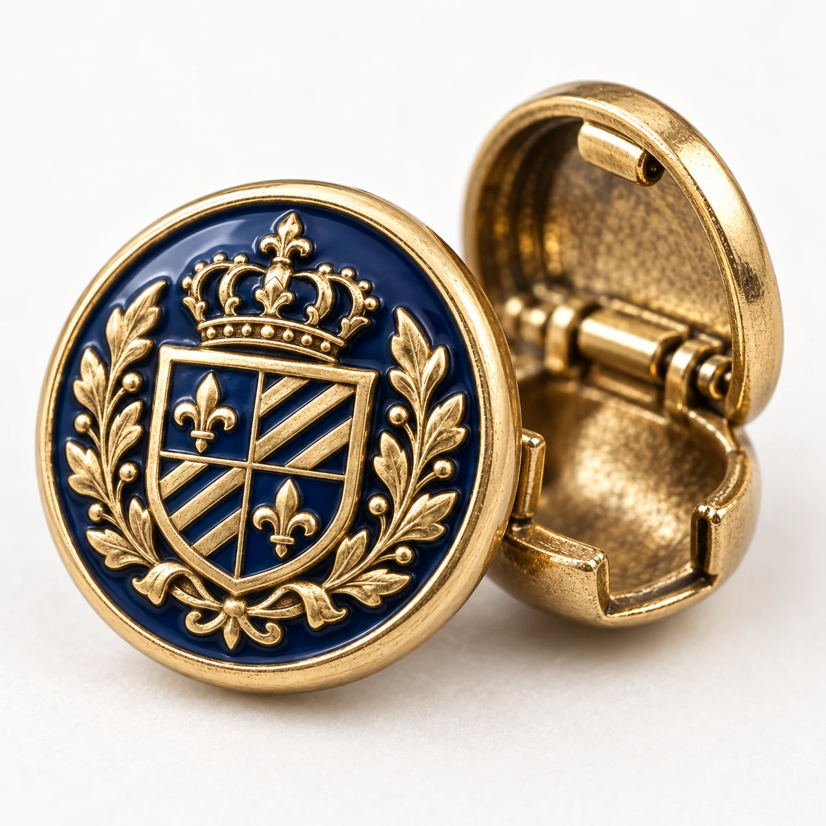 Enamel Crest Button Cover Set (6 pcs, Gift Box) thumbnail 4