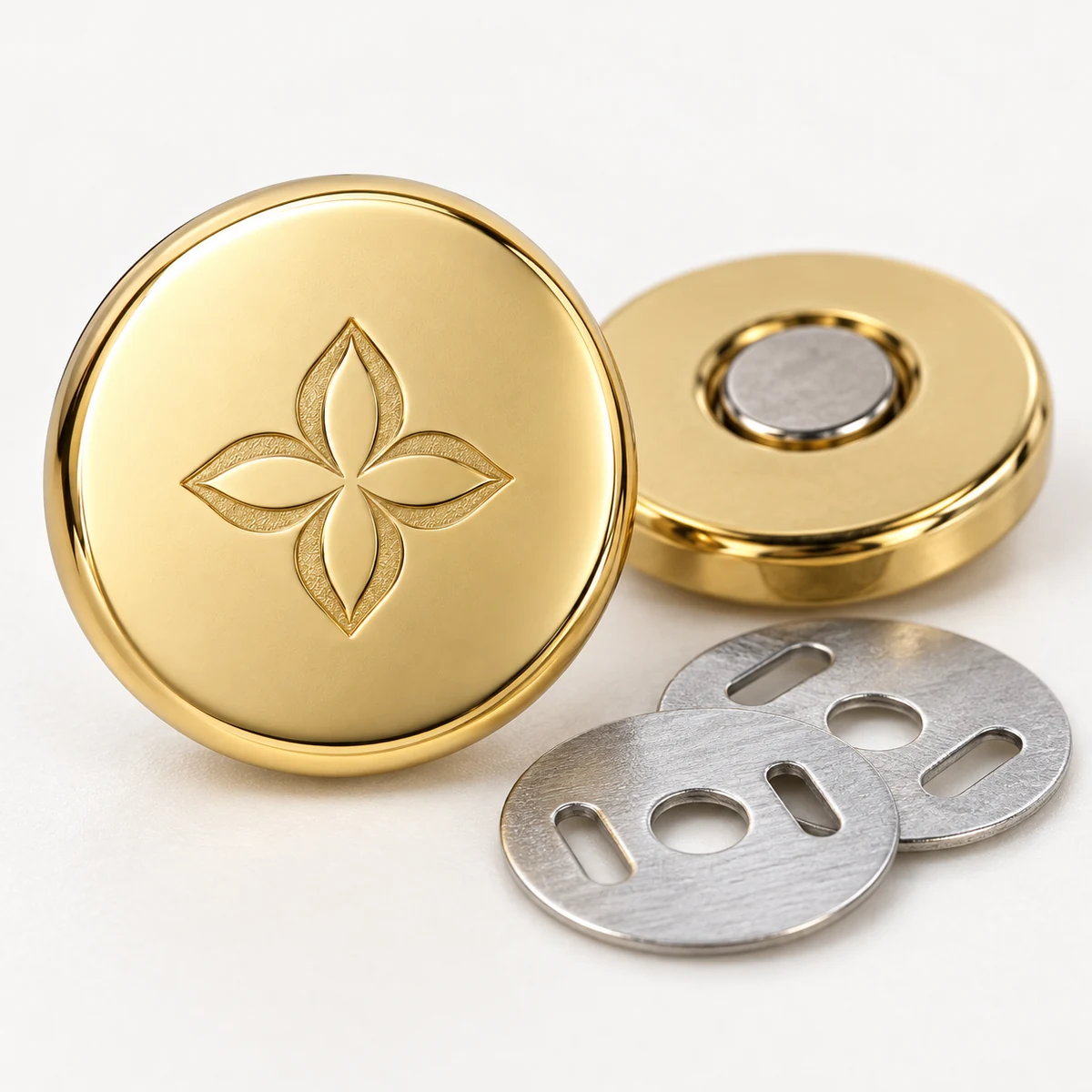 Logo-engraved Magnetic Snap 18mm thumbnail 4