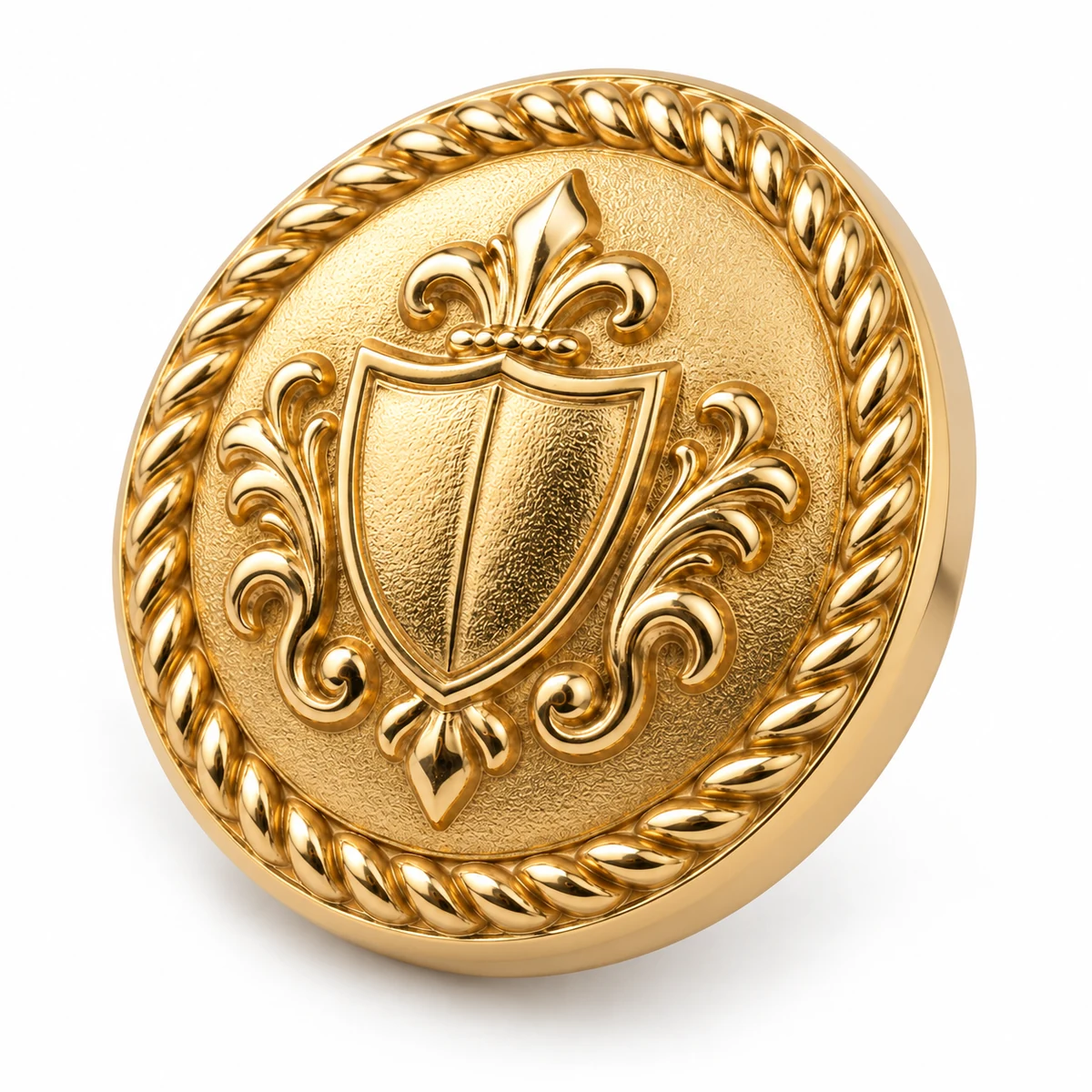 Crest Relief Gold Shank Button thumbnail 2