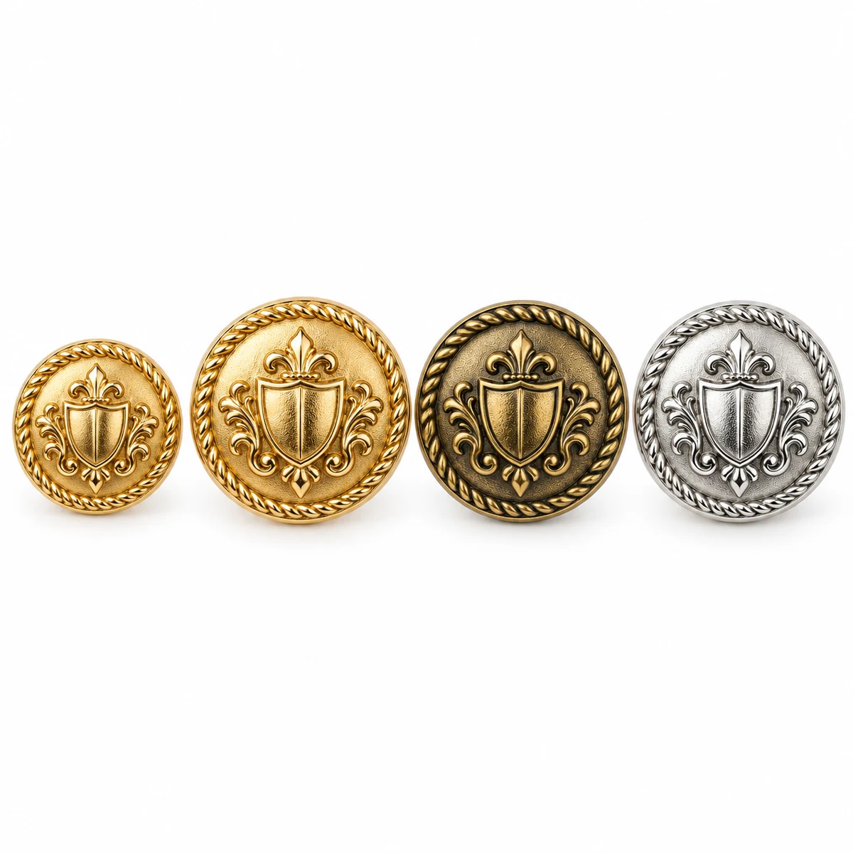 Crest Relief Gold Shank Button thumbnail 5