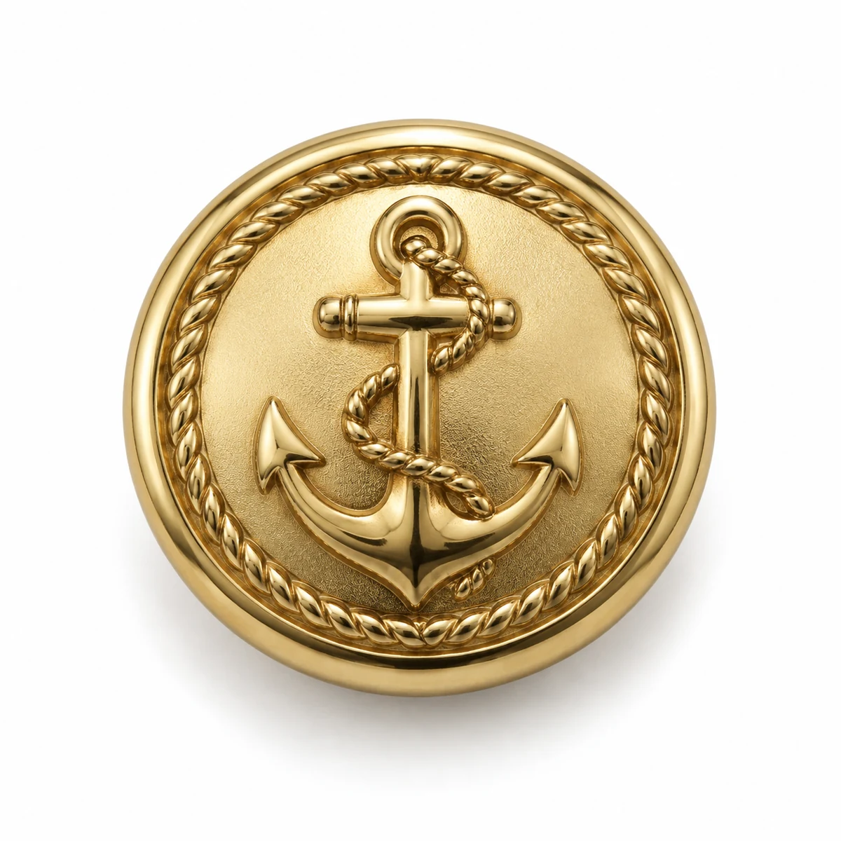 Two-piece Anchor Shank Button - front view