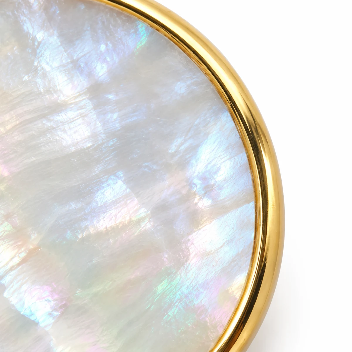 Mother-of-Pearl Inlay Metal Rim Button thumbnail 4