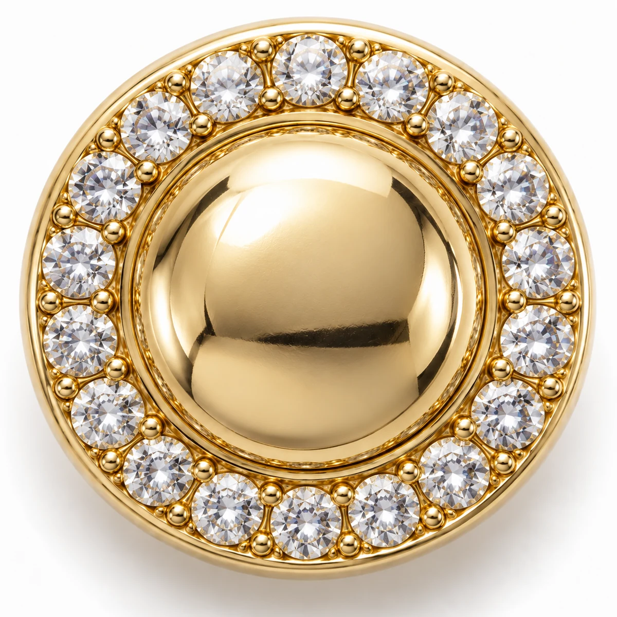 Rhinestone Halo Shank Button thumbnail 4