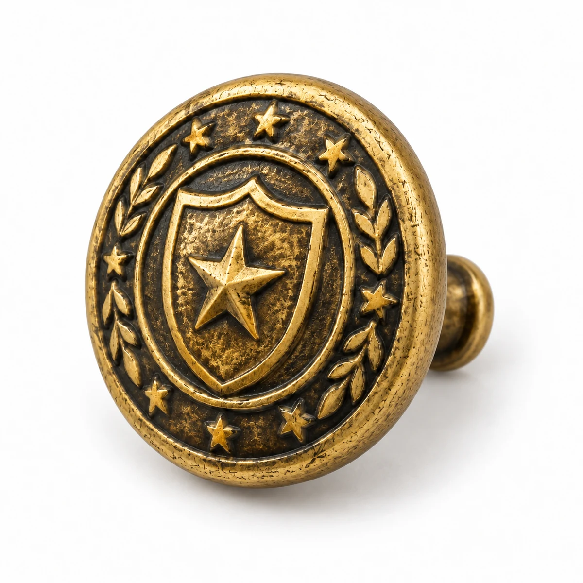 Antique 24K-look Heritage Tack Button thumbnail 2