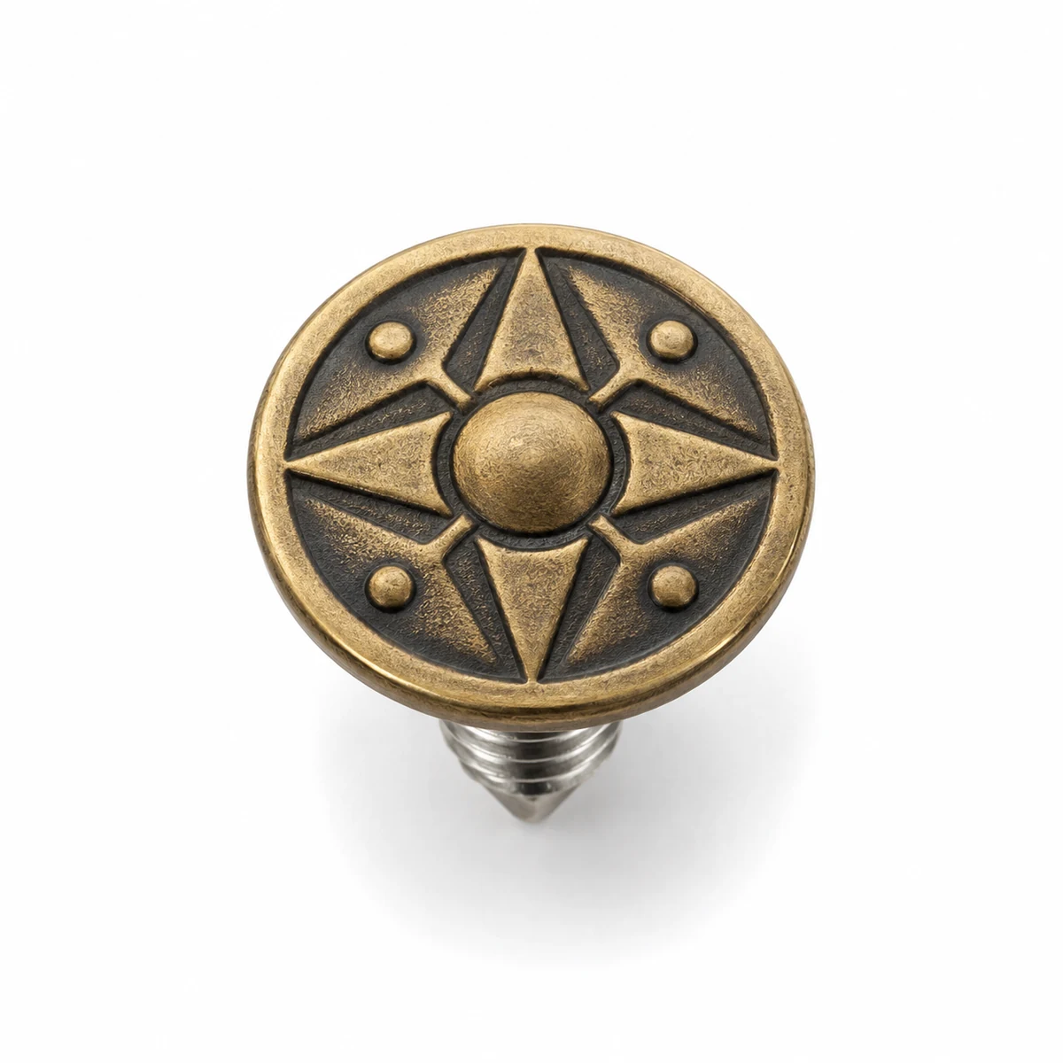 Swappable Screw-back Jeans Button (No Tool) - front view