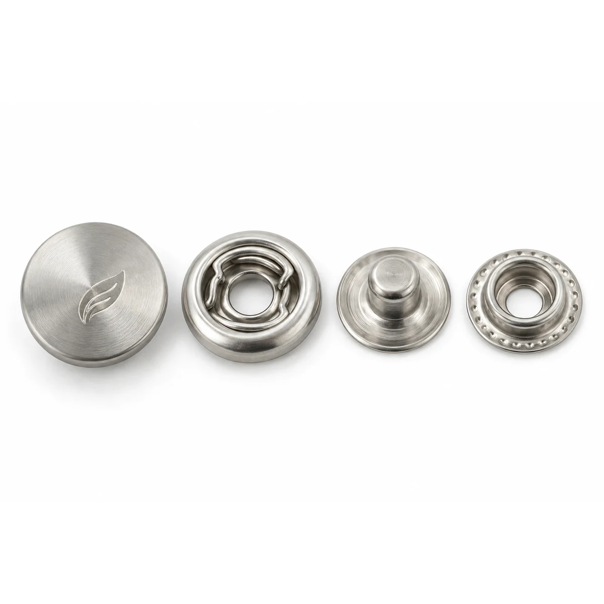 316 Stainless Marine-grade Spring Snap - front view
