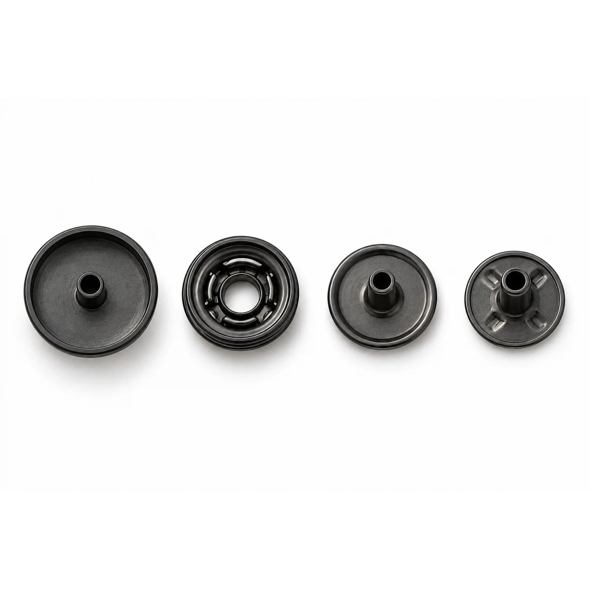 Matte Black Logo Spring Snap thumbnail 3