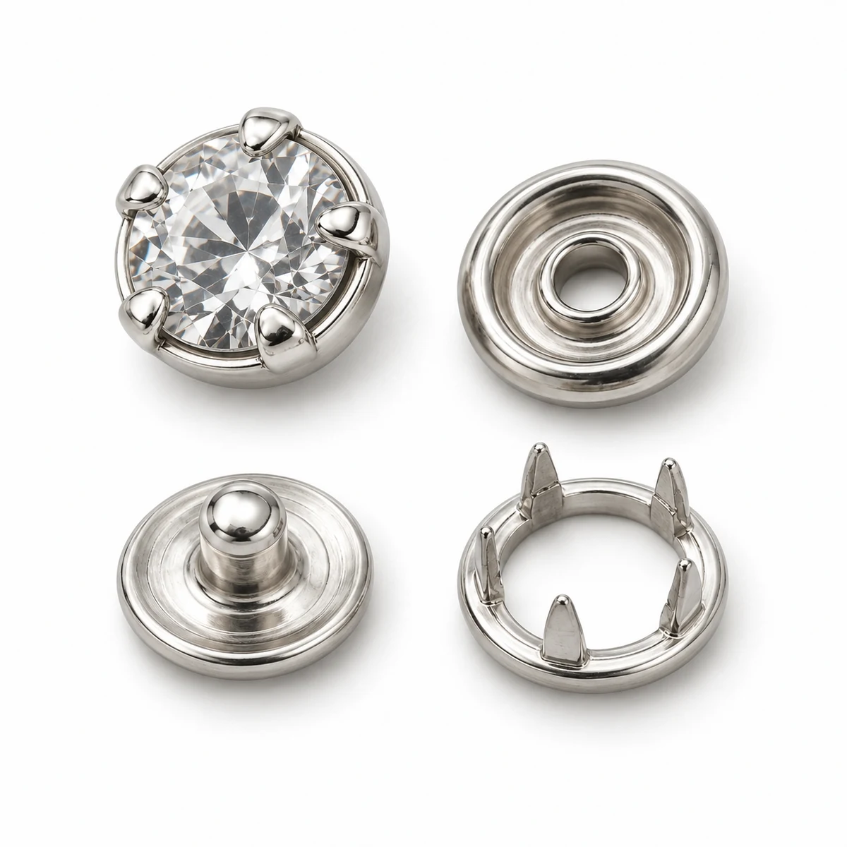 Rhinestone Prong Snap thumbnail 2