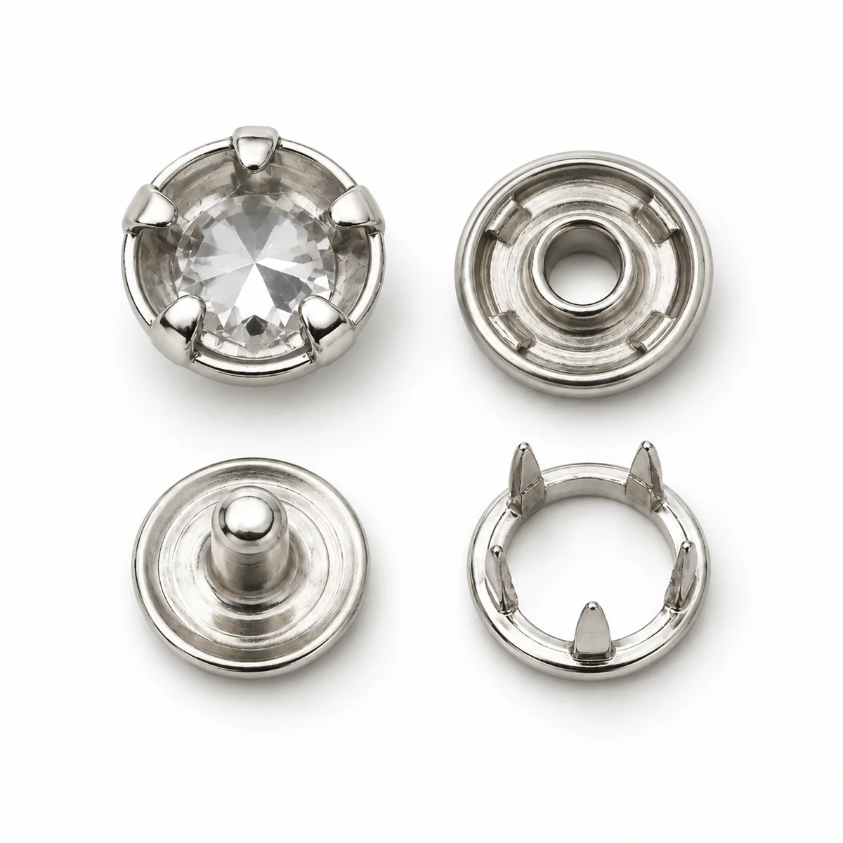 Rhinestone Prong Snap thumbnail 3