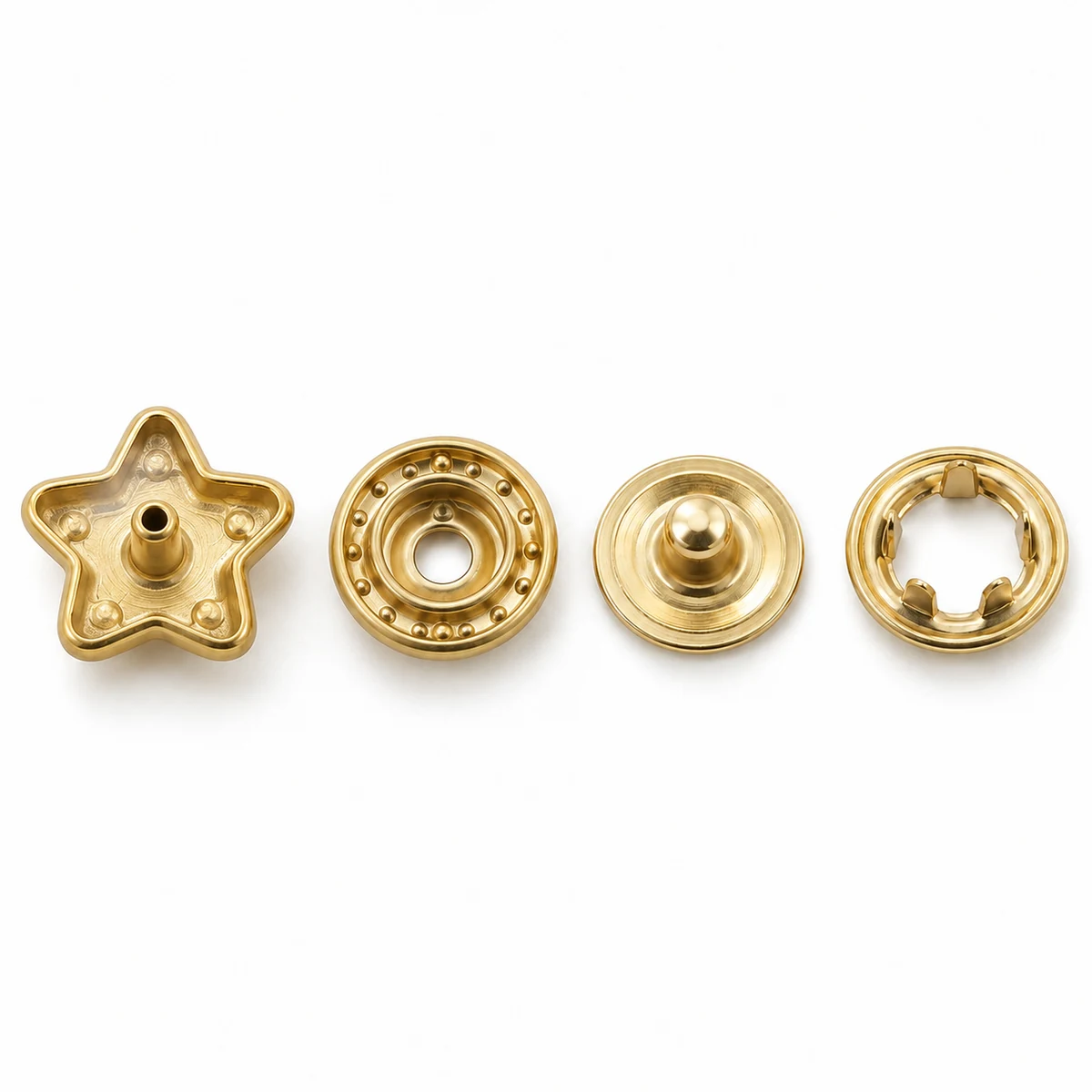 Kids Enamel-cap Snap (Star/Heart/Flower) thumbnail 3