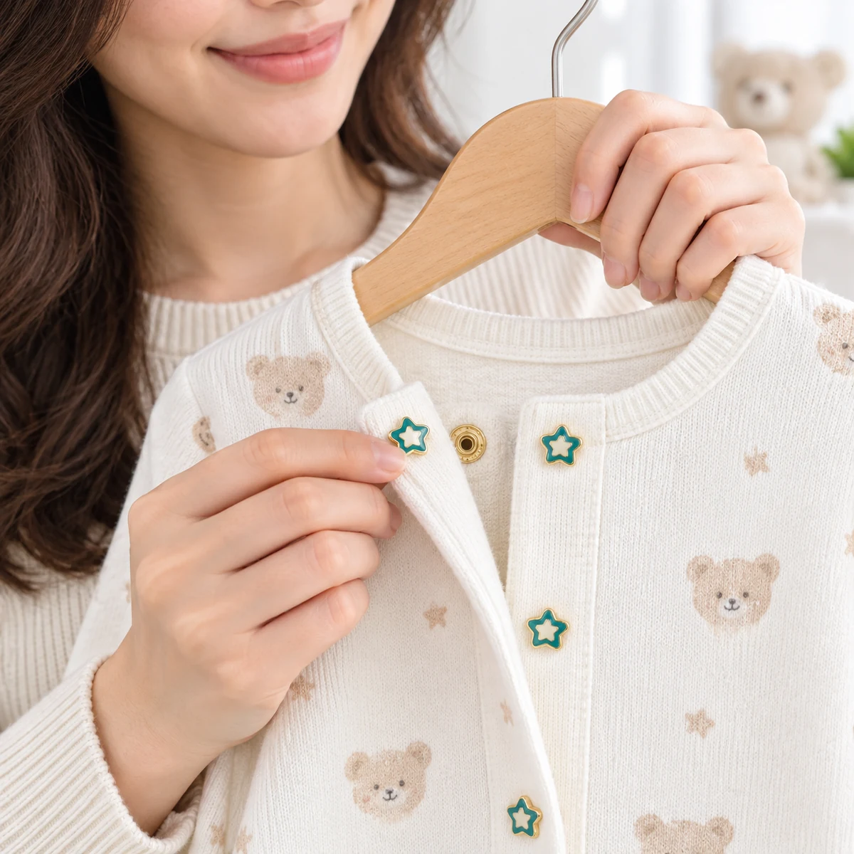 Kids Enamel-cap Snap (Star/Heart/Flower) thumbnail 6