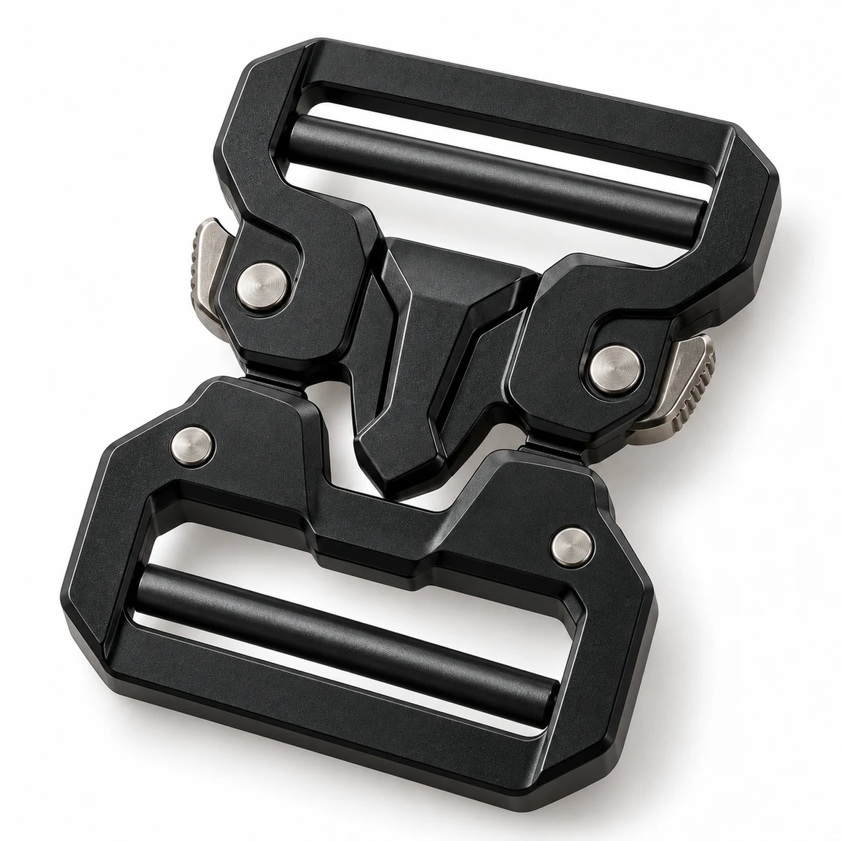 Dual-latch Aluminium Tactical Quick-release Buckle 38/45mm thumbnail 2
