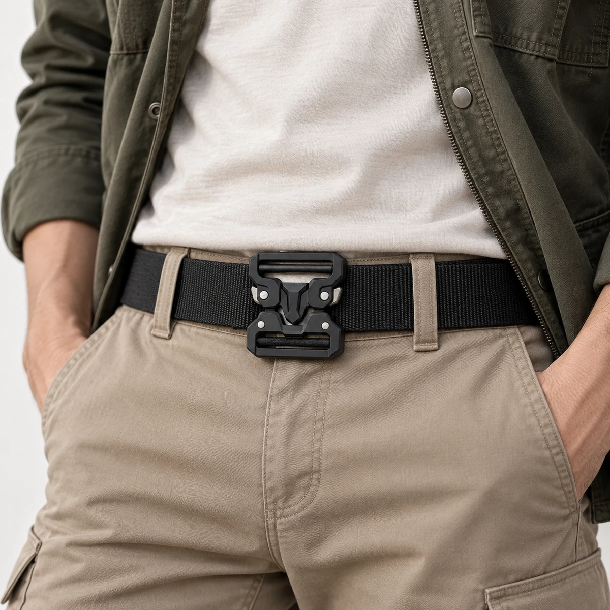 Dual-latch Aluminium Tactical Quick-release Buckle 38/45mm thumbnail 6