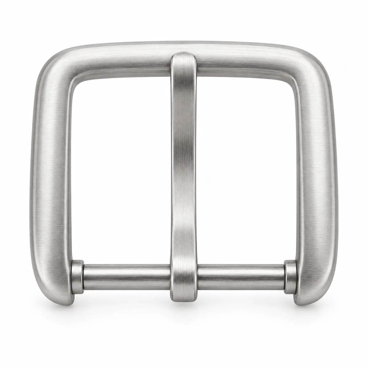 Stainless Steel Blank Pin Buckle 38/40mm (Brushed) - front view